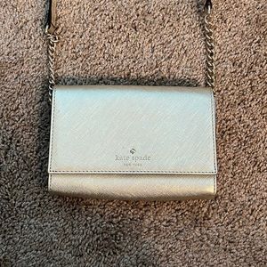 Kate Spade Gold Crossbody.